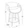 Curvini Fixed-Height - Set Of 2