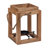 Decorative Wood Lantern Candle Holder with Rope Handle for Outdoor or Indoor Styling - Modern Tabletop Candle Holder or Floor Candleholder Look for Living Room Decor - 11", Brown