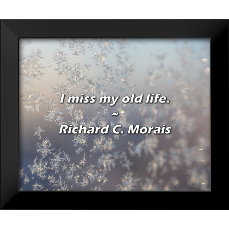Richard C. Morais Citation: «I Miss My Old Life».