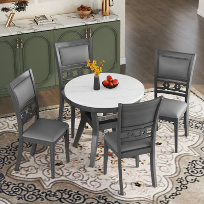 5 Piece Dining Set Dining Table Set Dining Room Set Dining Set Kitchen Table and Chairs