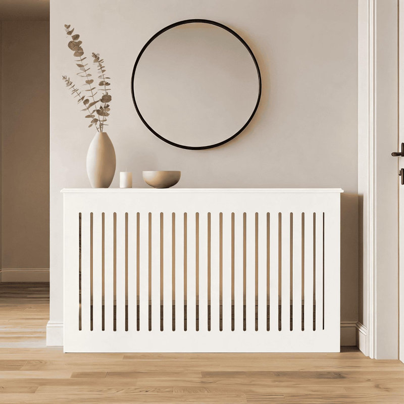 Loxley Radiator Cover, Large - 150cm W, White