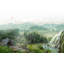 Papier peint amovible Waterfall Misty Landscape Sunrise Country Style-508792408