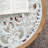 Round Wood Coffee Table with Shelf