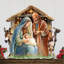 Porte de Noël en bois Itohan