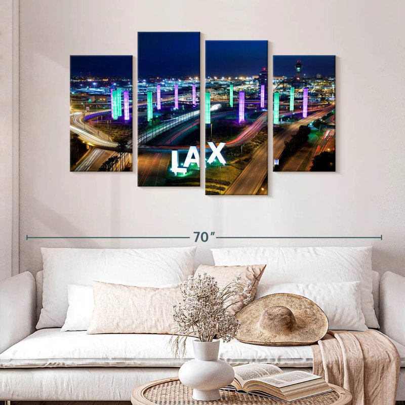 Vanna LAX International Airport, 32'' H x 52'' W