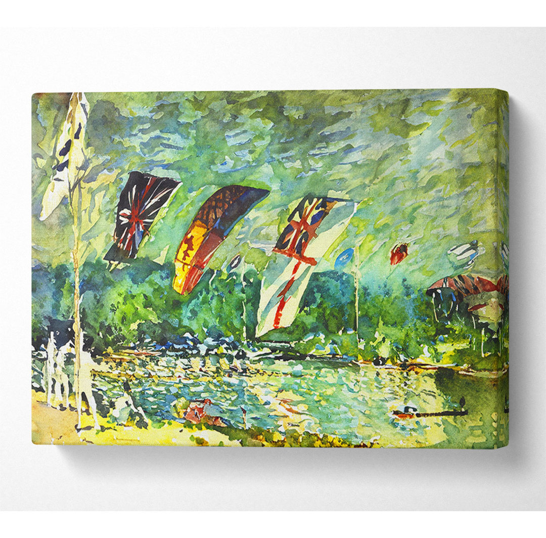 Sisley Regatta in Molesey - Kunstdrucke auf Leinwand