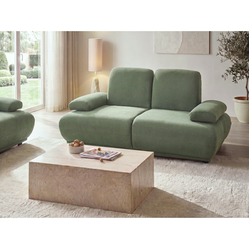 Chantil 2 Seater Fabric Sofa, Green