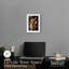 Décoration florale florale Fizz Shadowbox par Notoriart, cadre blanc, 11 x 16-463776783-463776770