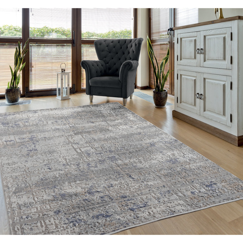 Emmeline Abstract Indoor Rug, Rectangle 12'6" x 15'