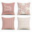 Ensemble de 4 housses de coussins décoratifs en lin 18 x 18 pouces-124961507