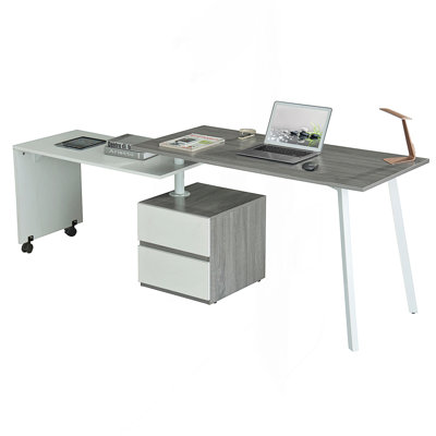 Rotating Multi-Positional Modern Desk