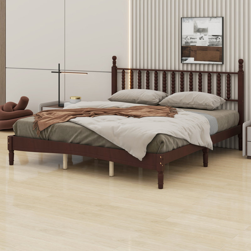 Lit plateforme Classic Classic, Walnut