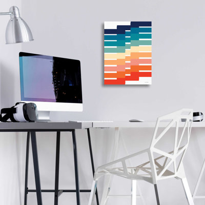 «Modern Geometric I» par Seven Trees Design, art mural en verre acrylique