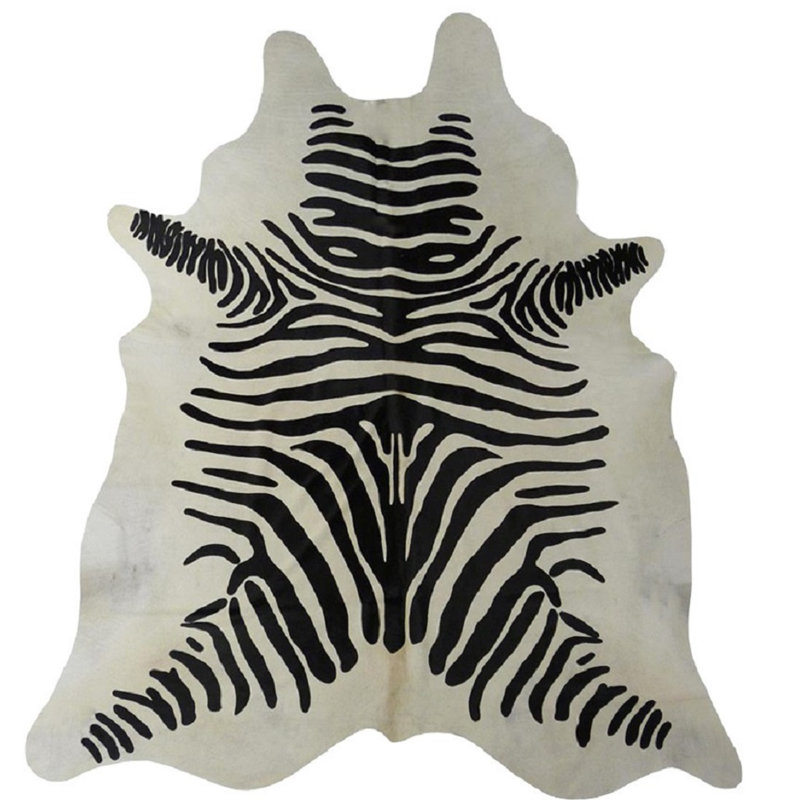 Tapis noir / blanc Gaona