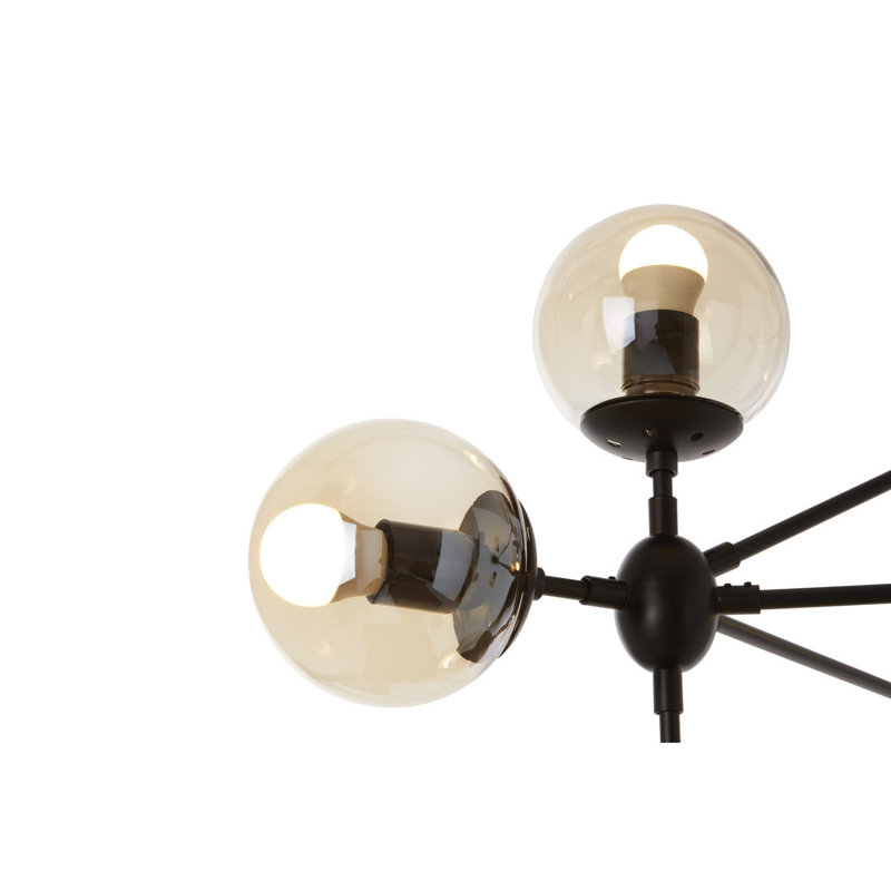 Kane 10 - Light Black Geometric Pendant
