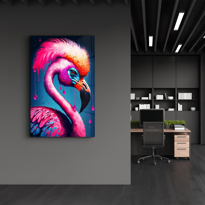 Elegant Tempered Glass Wall Art Painting, 13.8 x 21.7 inches | 100% Tempered Glass, Thickness: 0.16 inches | UV Printed for Vibrant Colors | Perfect for Home Decor, Living Room, & Office Spaces