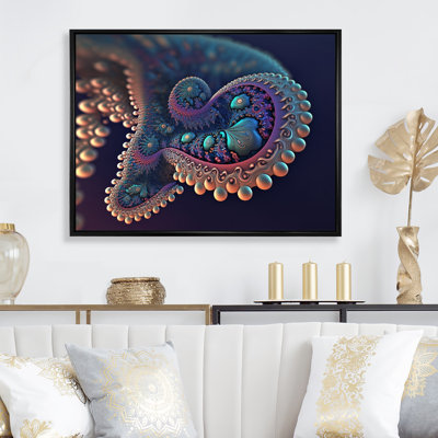 Turquoise Fractal Mystery VI " Turquoise Fractal Mystery VI "