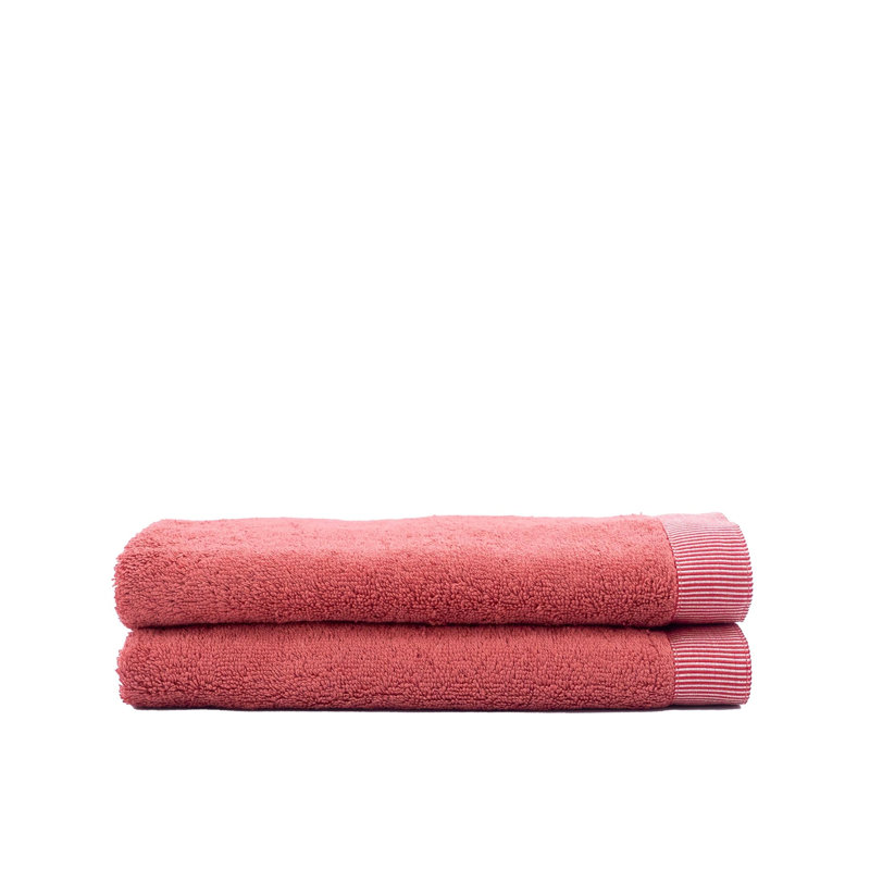 Débarbouillette en coton turc, Rouge