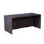Coquille de bureau Nea, plateau de poste de travail de 66 pouces, bois gris fumé Driftwood-118318964-118318966
