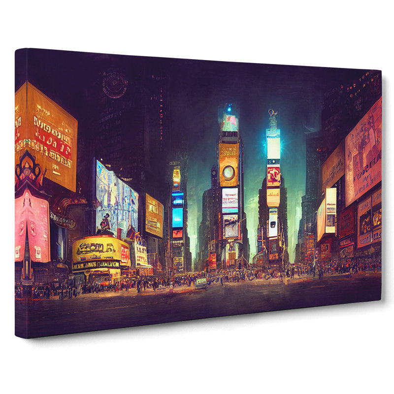 Modern Times Square Art Vol.3 - Wrapped Canvas, 40cm H x 60cm W x 3cm D