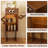 Robot-Shaped Solid Wood Nightstand with LED Light