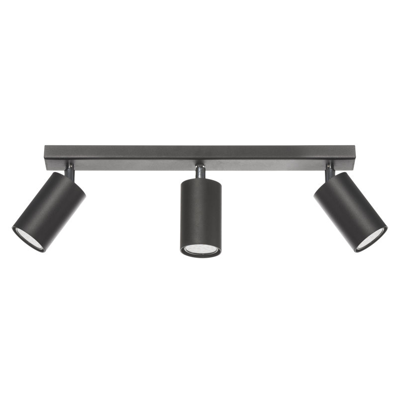 Philip Semi Flush Mount, Black