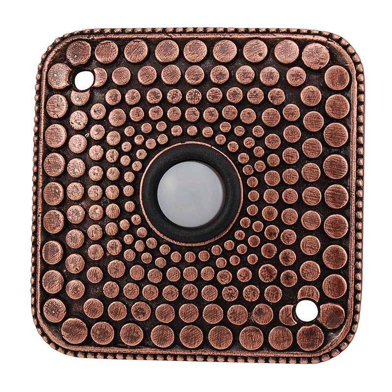 Tiziano Push Button, Antique Copper