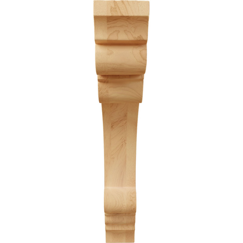 Corbeau Ellis Wood, H 9 po x l 1,5 po x P 7,5 po, Chêne rouge
