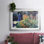 «Gladiolas», impression encadrée sur papier par Claude Monet