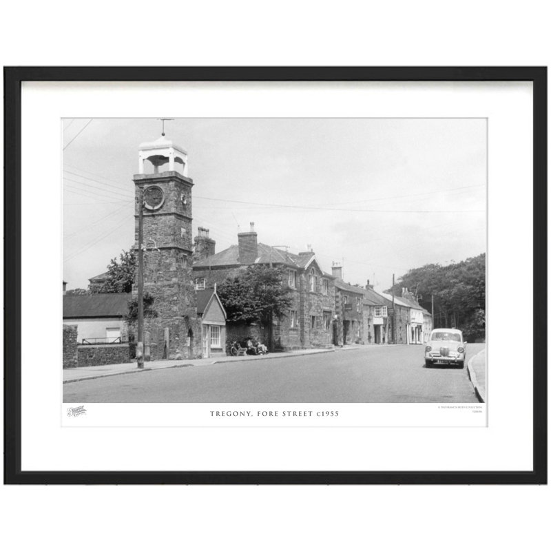 Tregony, Fore Street C1955 by Francis Frith - Single Picture Frame Print, 60cm H x 80cm W x 2.3cm D