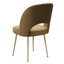 Chaise en velours Rizo Cognac-4605377