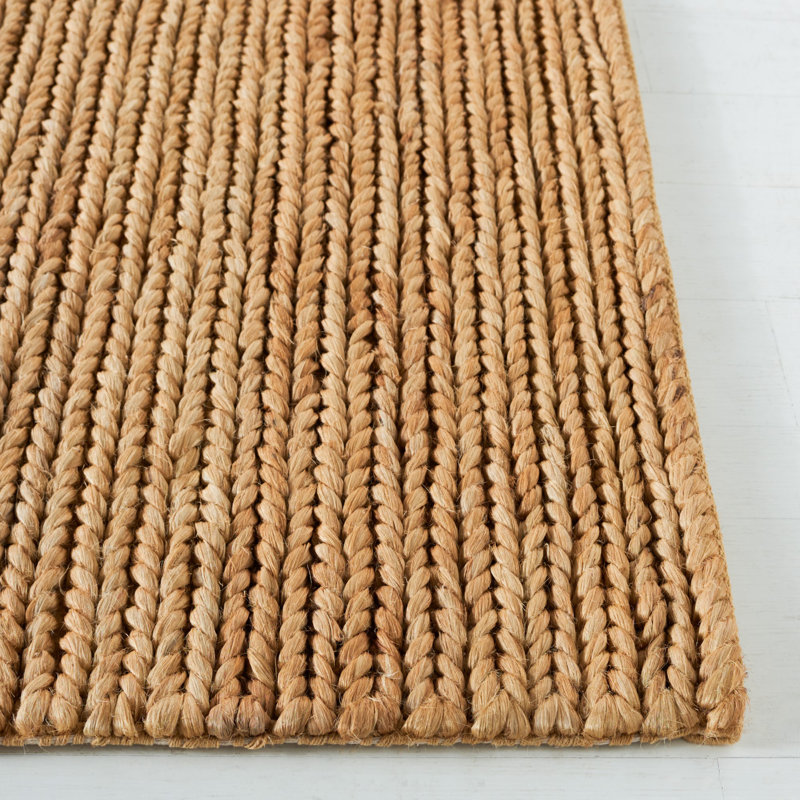 Ralph Lauren Ponderosa Jute, Cotton Solid Color Rug, Rectangle 6' x 9'