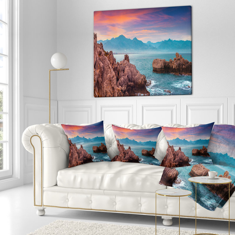 Coussin Schafer Milazzo, 18 po x 18 po, Coussin décoratif