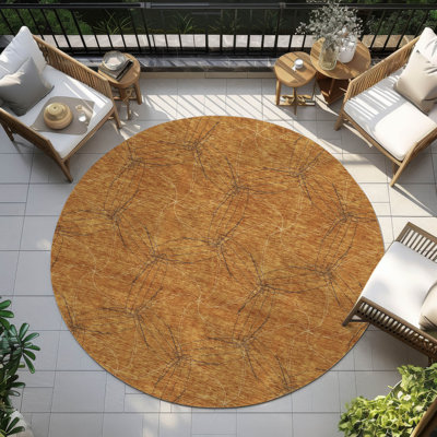 Chayden Washable Abstract Indoor / Outdoor Rug