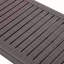 Ensemble de chaises longues d'extérieur 2 pièces avec dossier réglable (ensemble de 2) pour terrasse, bord de piscine ou plage, brun foncé