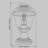 Classic Garden Pedestal Bollard Light