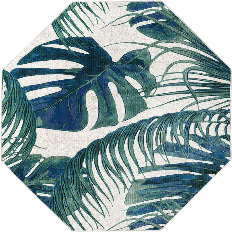 Tapis de campagne Country & Floral, Octogone 6 pi