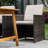 6-Person Patio Dining Set With 86.3"-109.4" Long Extended Acacia Wood Table