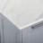 Rolling Kitchen Island with Drop Leaf Trash Cabinet and Storage