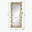 Miroir de plancher 61 "x 31" pleine longueur avec détails dorés