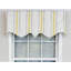 Striped Pointed Window Valance