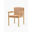 Oda Outdoor Teak Dining Armchair-1962237764
