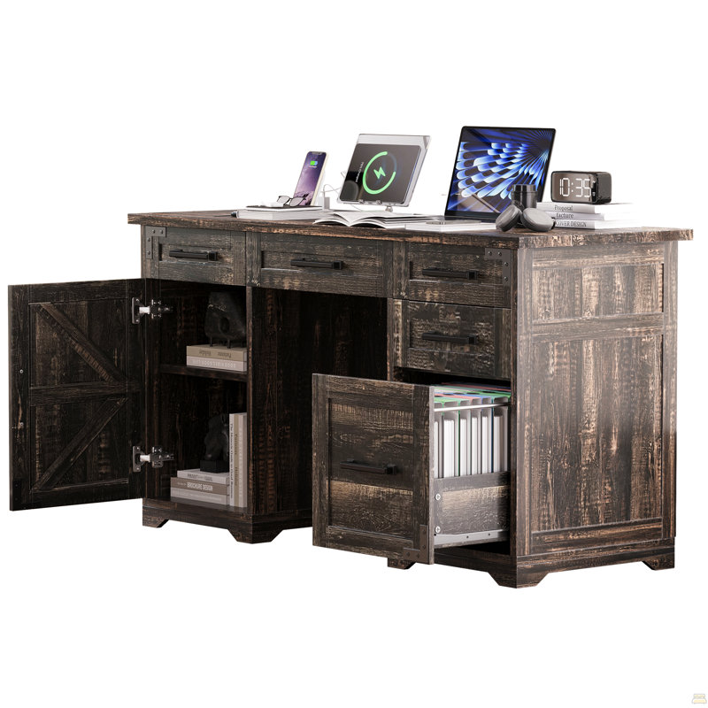 MDF Writing Desk, Grey