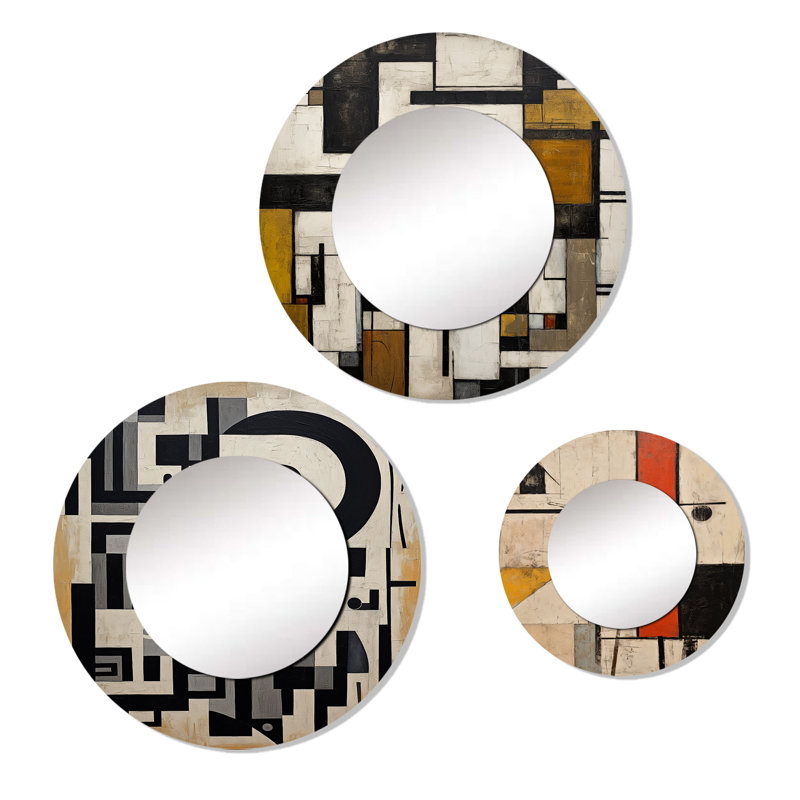 Eitelfritz Metal Round Mirror
