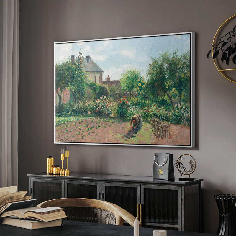 "Vintage Landscape - CCLII" sur toile, Blanc, H 27 po x l 41 po