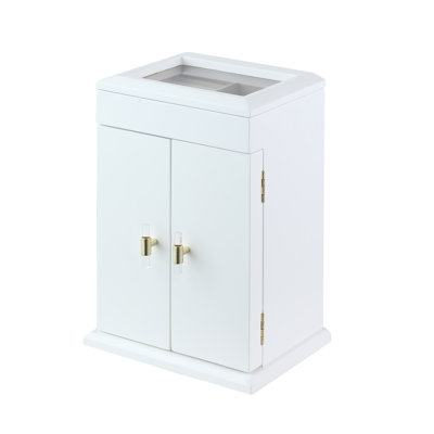 Wood Jewelry Box + Drawers