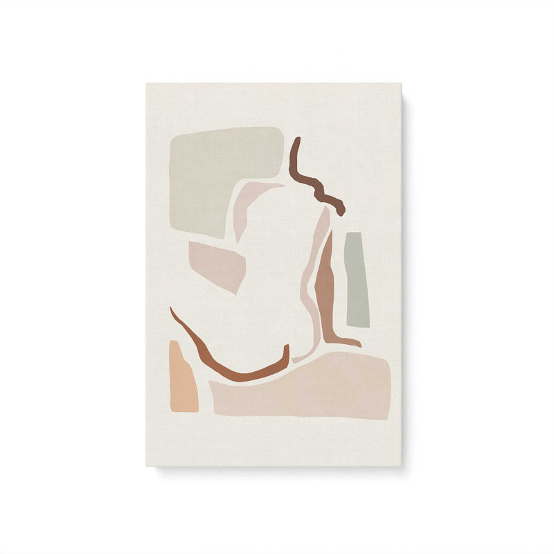 Modern Muse v1 Print on Canvas, 18" H x 12" W x 1.25" D, Wrapped Canvas