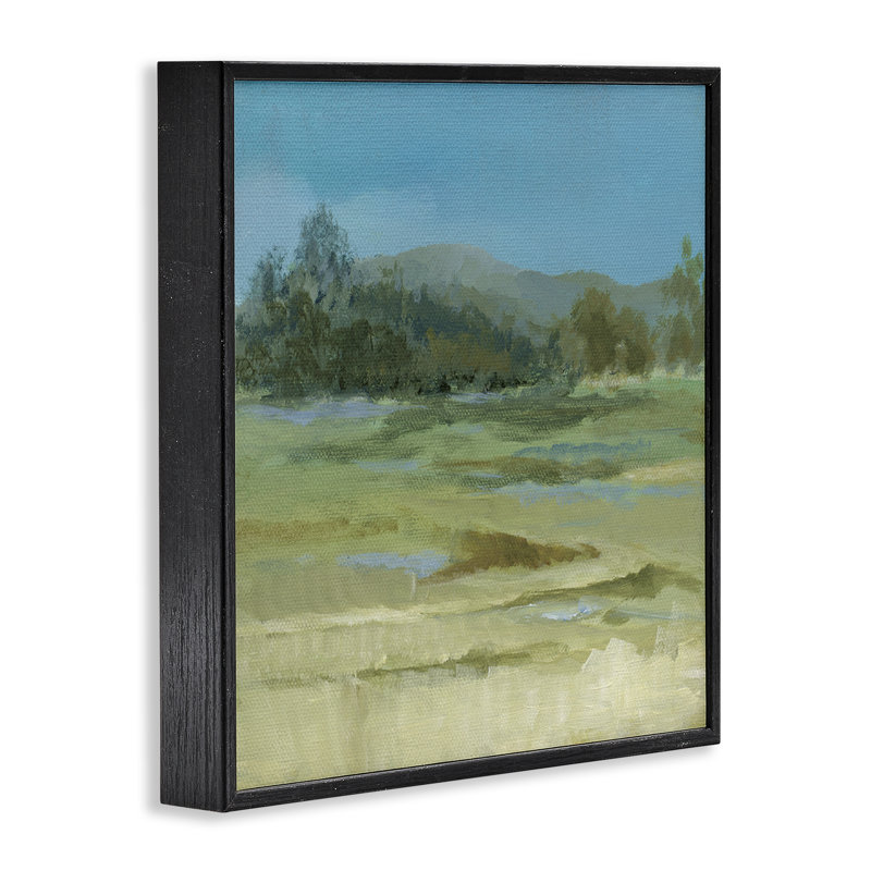 «Peaceful Day Vast Scenery», art giclée par Lanie Loreth, Giclée encadrée noir minuit, H 12 po x l 12 po