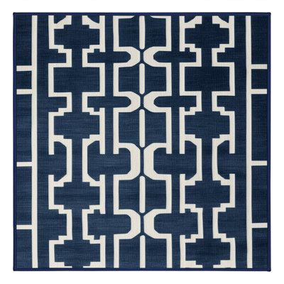 Machine Washable Trellis Gray Area Rug
