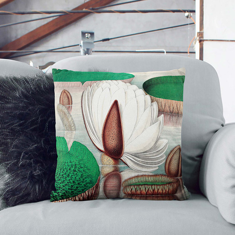 Square Throw Cushion, 55cm H x 55cm W x 20cm D